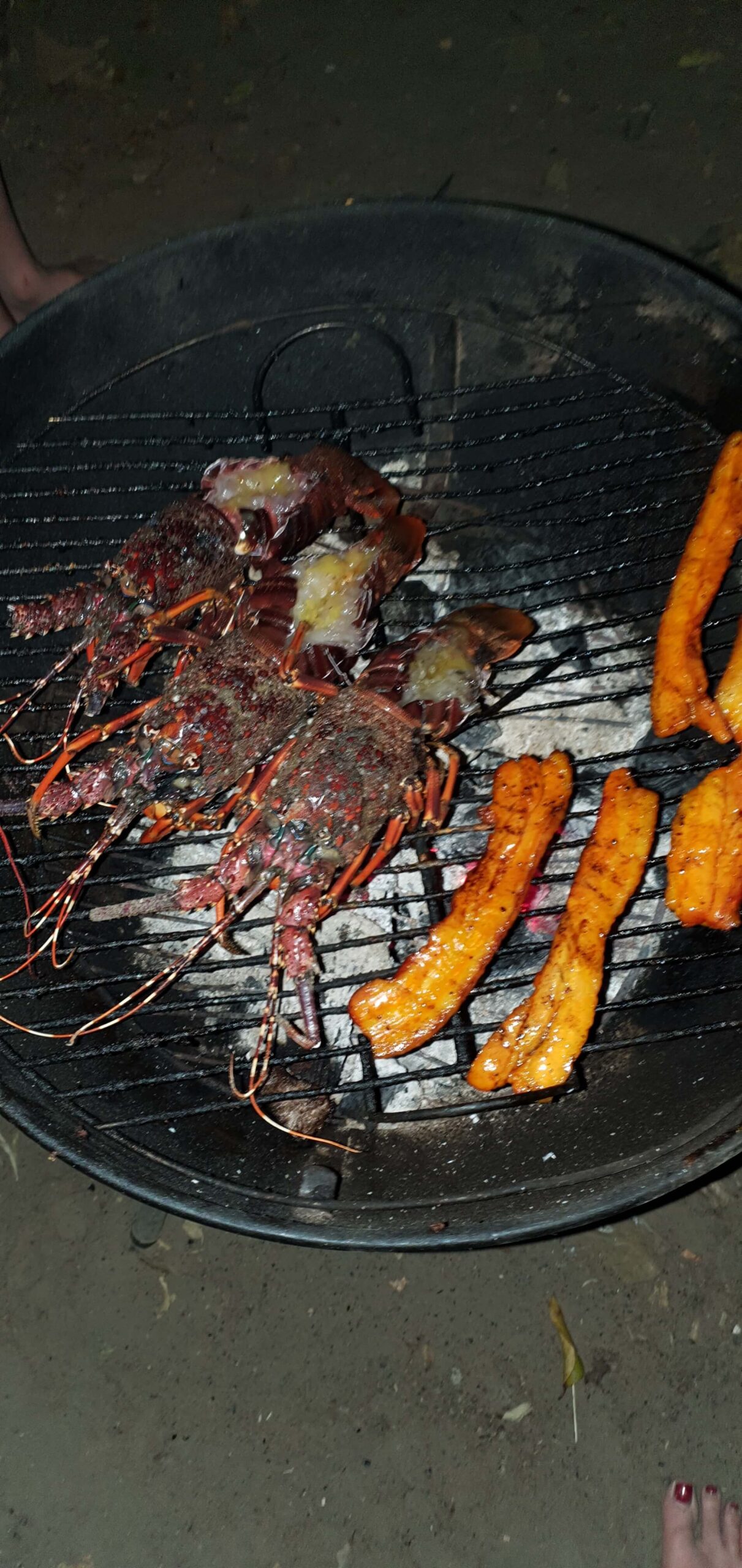 Crayfish braai